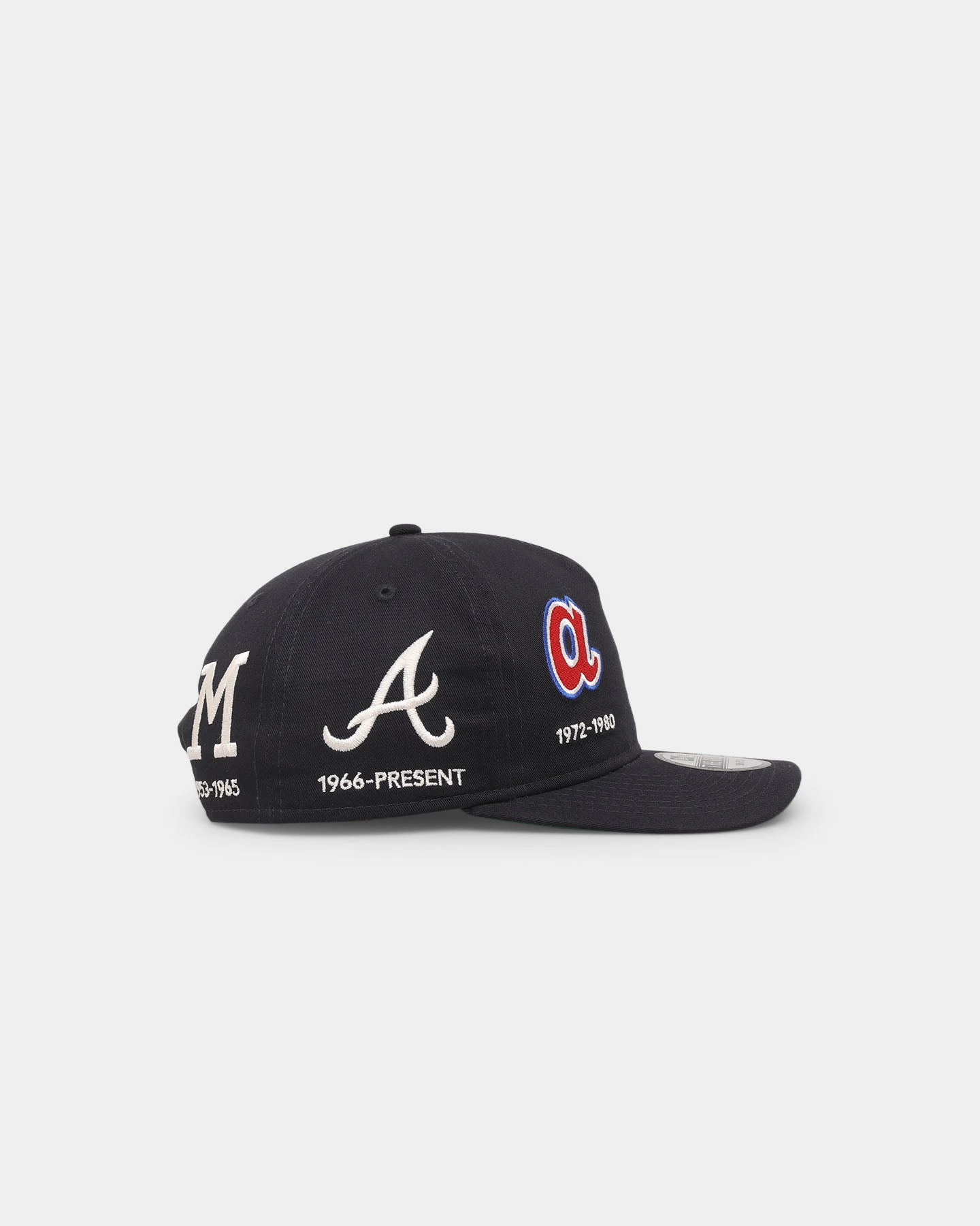 New Era Atlanta Braves 'Logo Evolution' Golfer Snapback Golfer Collection Navy New Era Atlanta Braves 'Logo Evolution' Golfer Snapback Golfer Collection Navy -Mitchell & Ness Shop 196500152643 default 0030