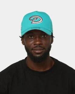 New Era Arizona Diamondbacks 'Teal Pink' 9FORTY A-Frame Snapback Teal/Pink 4 New Era Arizona Diamondbacks 'Teal Pink' 9FORTY A-Frame Snapback Teal/Pink -Mitchell & Ness Shop 196501004675 mens 0012