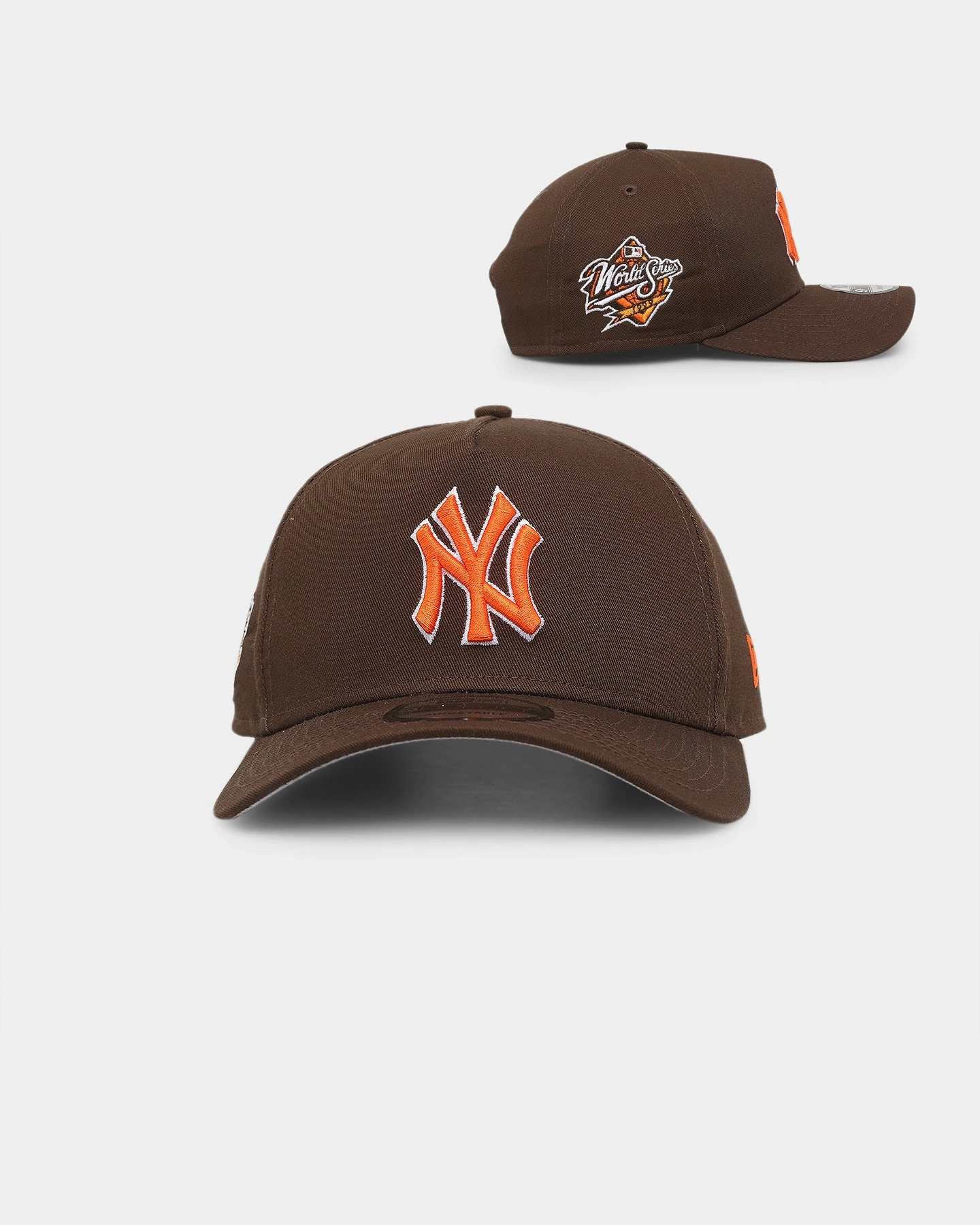 New Era New York Yankees 'Walnut Orange' 9FORTY A-Frame Snapback Brown/Orange New Era New York Yankees 'Walnut Orange' 9FORTY A-Frame Snapback Brown/Orange -Mitchell & Ness Shop 196501050160 default 0010