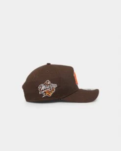 New Era New York Yankees 'Walnut Orange' 9FORTY A-Frame Snapback Brown/Orange 6 New Era New York Yankees 'Walnut Orange' 9FORTY A-Frame Snapback Brown/Orange -Mitchell & Ness Shop 196501050160 default 0030