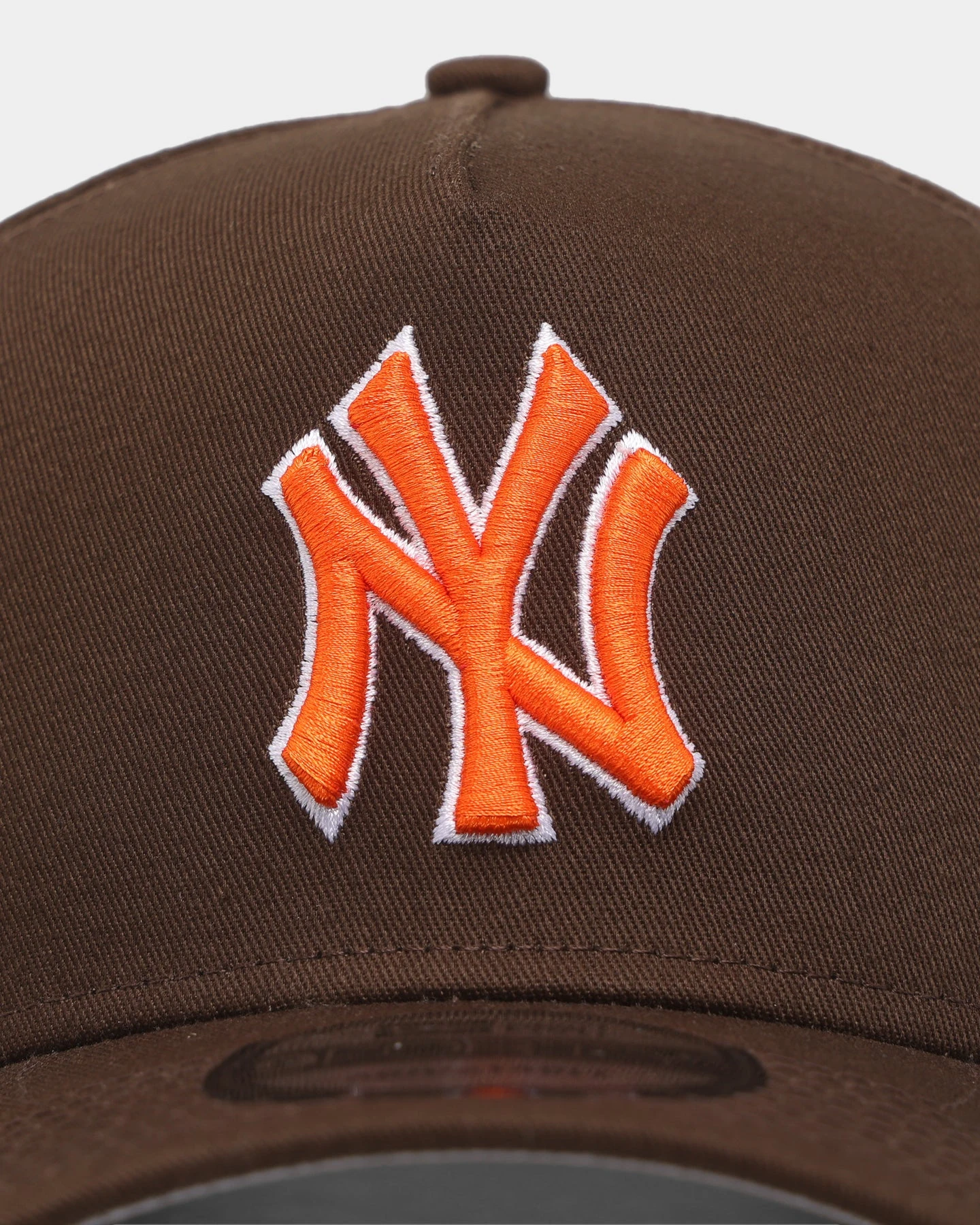 New Era New York Yankees 'Walnut Orange' 9FORTY A-Frame Snapback Brown/Orange New Era New York Yankees 'Walnut Orange' 9FORTY A-Frame Snapback Brown/Orange -Mitchell & Ness Shop 196501050160 default 0050