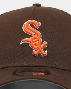 New Era Chicago White Sox 'Walnut Orange' 9FORTY A-Frame Snapback Brown/Orange -Mitchell & Ness Shop 196501050375 default 0050