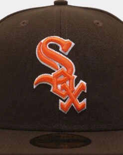 New Era Chicago White Sox 'Walnut Orange' 59FIFTY Fitted Brown/Orange -Mitchell & Ness Shop 196501055400 default 0050