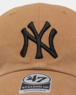 '47 BRAND 47 Brand New York Yankees '47 Clean Up Strapback Camel -Mitchell & Ness Shop 196505869928 default 00050