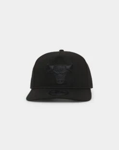 New Era Chicago Bulls Old Golfer Snapback Black/Black