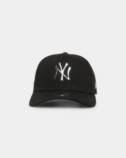 New Era New York Yankees 'Metal Badge' 9FORTY K-Frame Snapback Black/Silver