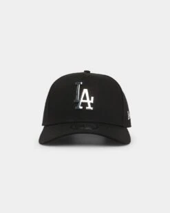 New Era Los Angeles Dodgers 'Metal Badge' 9FORTY K-Frame Snapback Black/Silver