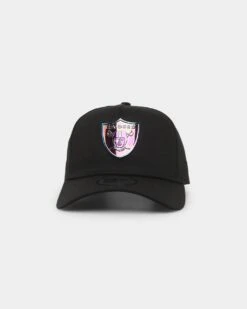 New Era Las Vegas Raiders 'Metal Badge' 9FORTY K-Frame Snapback Black/Iridescent