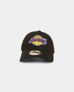 New Era Los Angeles Lakers Core 9FORTY Casual Strapback Black/Original Team Colours