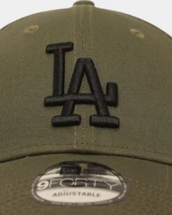 New Era Los Angeles Dodgers Core 9FORTY Casual Strapback Olive/Black -Mitchell & Ness Shop 196819011600 default 0050