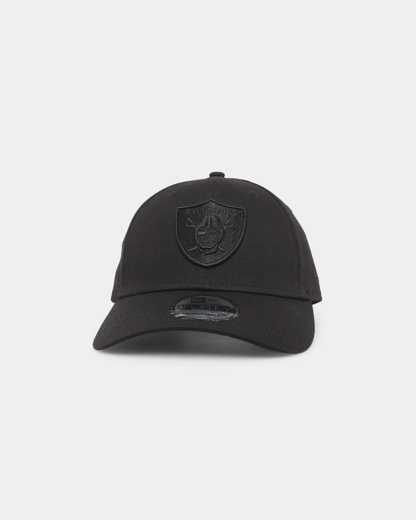 New Era Las Vegas Raiders 'Black On Black' 9FORTY Casual Strapback Black/Black New Era Las Vegas Raiders 'Black On Black' 9FORTY Casual Strapback Black/Black -Mitchell & Ness Shop 196819011679 default 0010