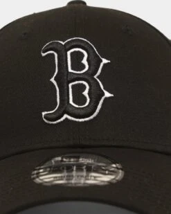 New Era Boston Red Sox Core 9FORTY Casual Strapback Black/White -Mitchell & Ness Shop 196819011761 default 0050