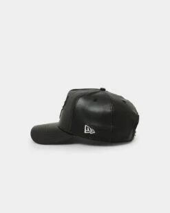 New Era Chicago Bulls 'PU Leather' 9FORTY K-Frame Strapback Black/White 6 New Era Chicago Bulls 'PU Leather' 9FORTY K-Frame Strapback Black/White -Mitchell & Ness Shop 196819075091 default 0040