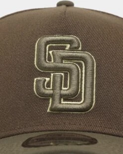 New Era San Diego Padres 'Mixed Olives' World Series 9FORTY A-Frame Snapback Mixed Olives -Mitchell & Ness Shop 196821257553 default 0050