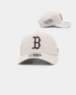 New Era Boston Red Sox 'Oat Mocha' 9FORTY A-Frame Snapback Stone