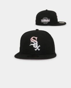 New Era Chicago White Sox 'Pink Drip' 59FIFTY Fitted Black