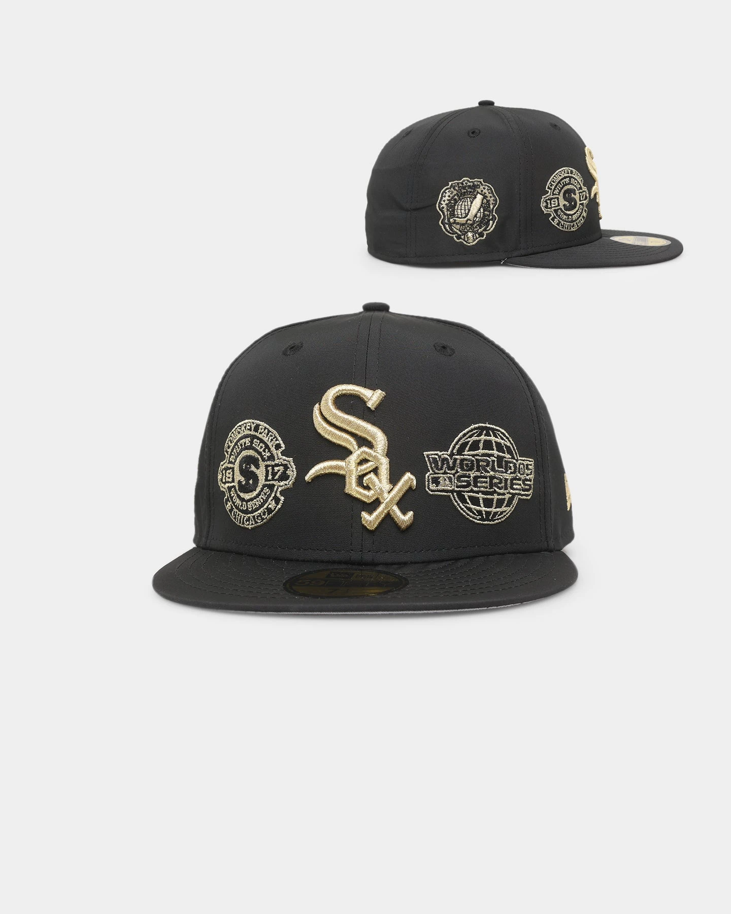 New Era Chicago White Sox 'Black Gold Multi Prolight' World Series 59FIFTY Fitted Black/Gold New Era Chicago White Sox 'Black Gold Multi Prolight' World Series 59FIFTY Fitted Black/Gold -Mitchell & Ness Shop 196821271184 default 0010