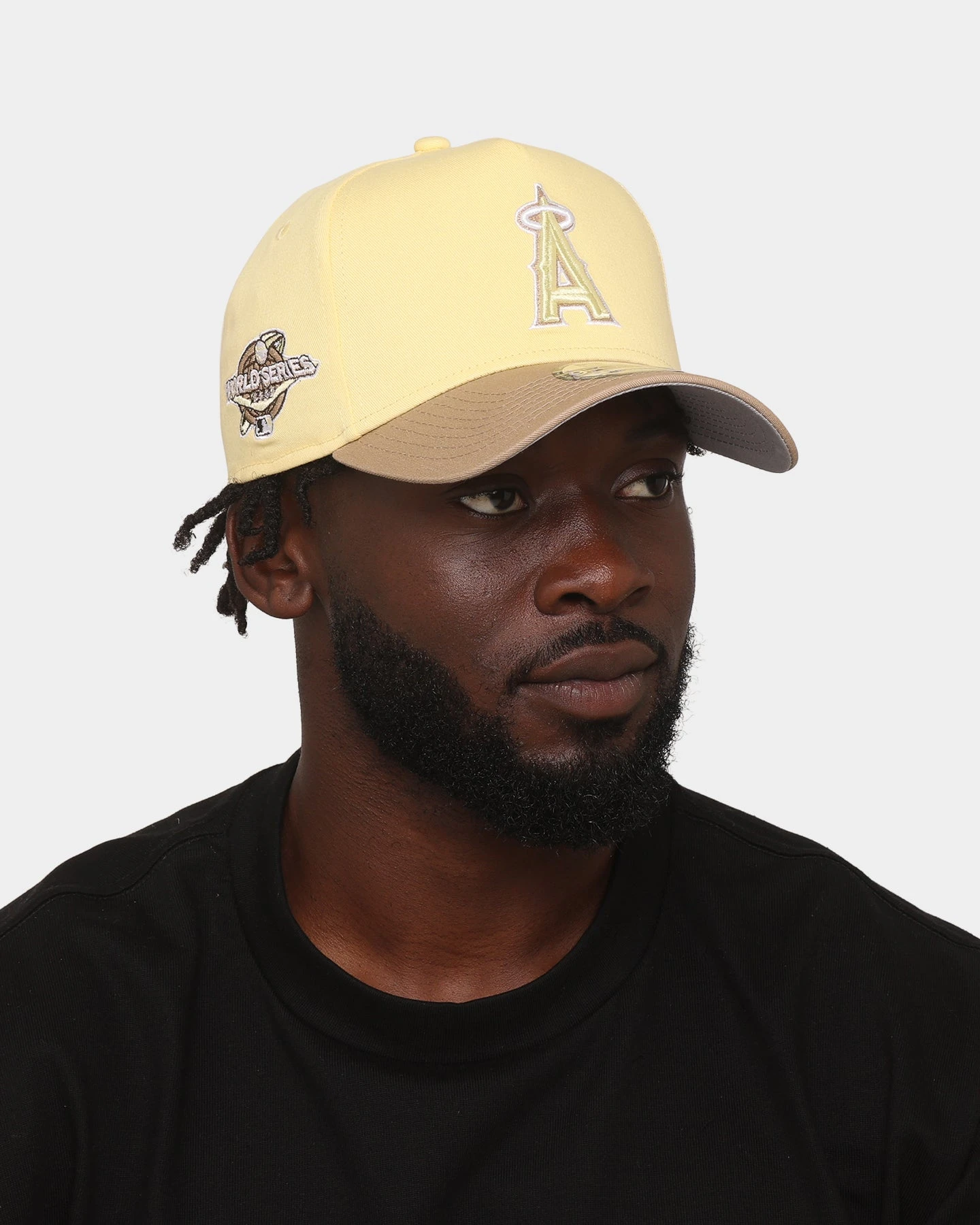 New Era Los Angeles Angels 'Butter Popcorn' 9FORTY A-Frame Snapback Yellow New Era Los Angeles Angels 'Butter Popcorn' 9FORTY A-Frame Snapback Yellow -Mitchell & Ness Shop 196821280445 mens 0011