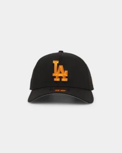 New Era Los Angeles Dodgers 'Crystal Badge' 9FORTY A-Frame Snapback Black/Orange