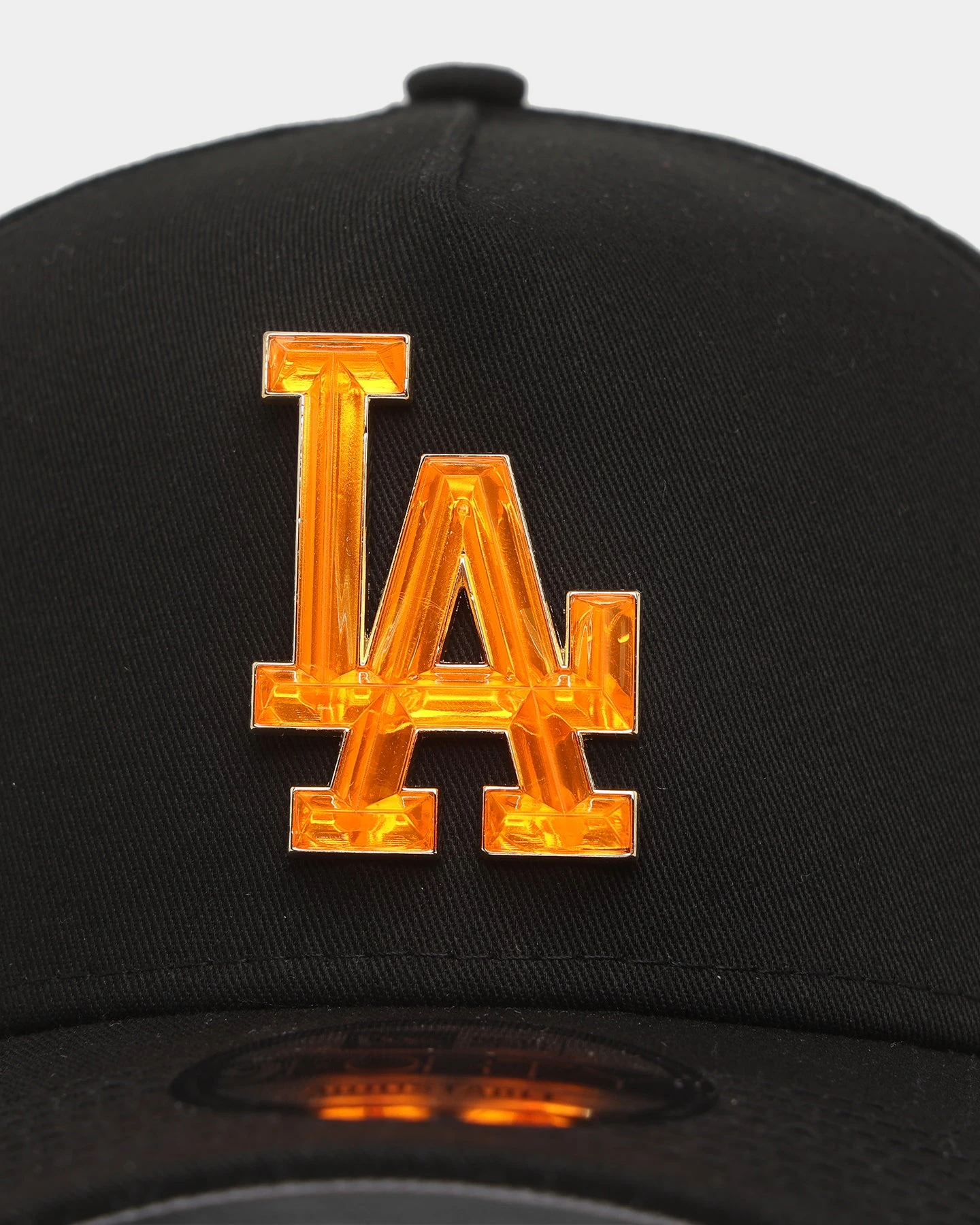 New Era Los Angeles Dodgers 'Crystal Badge' 9FORTY A-Frame Snapback Black/Orange New Era Los Angeles Dodgers 'Crystal Badge' 9FORTY A-Frame Snapback Black/Orange -Mitchell & Ness Shop 196995068306 default 0050