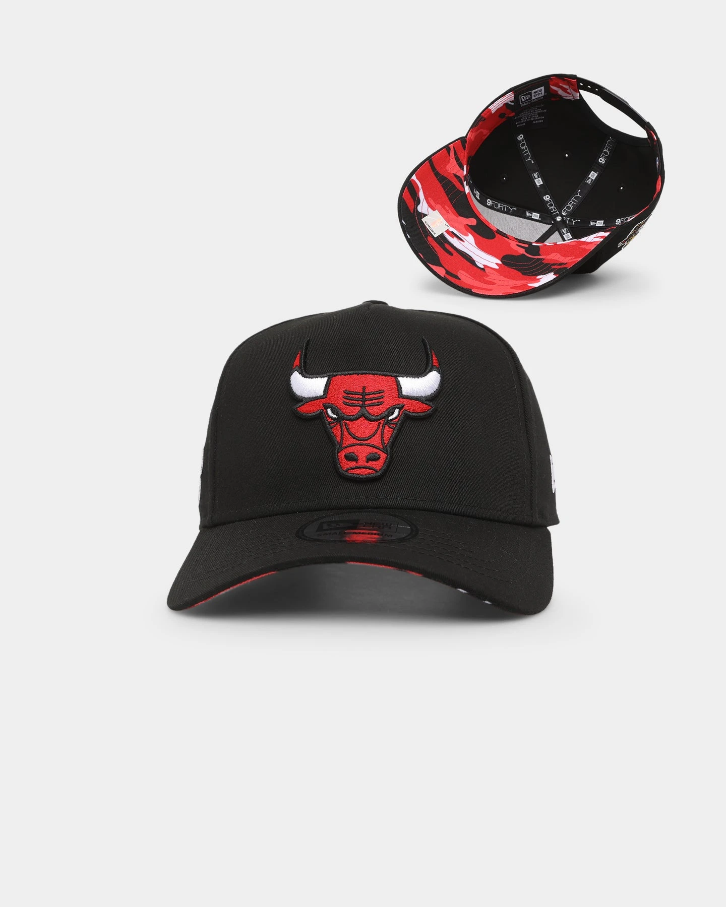 New Era Chicago Bulls 'Camo Underbrim' 9FORTY K-Frame Snapback Black New Era Chicago Bulls 'Camo Underbrim' 9FORTY K-Frame Snapback Black -Mitchell & Ness Shop 196996186740 default 0010