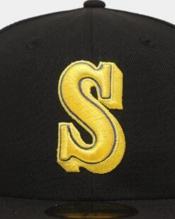 New Era Seattle Mariners 'Camo Underbrim' 59FIFTY Fitted Black -Mitchell & Ness Shop 196996187273 default 0050