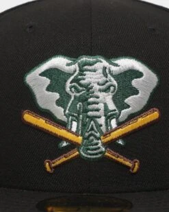 New Era Oakland Athletics 'Camo Underbrim' 59FIFTY Fitted Black -Mitchell & Ness Shop 196996188232 default 0050