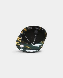 New Era Oakland Athletics 'Camo Underbrim' 59FIFTY Fitted Black -Mitchell & Ness Shop 196996188232 default 0060