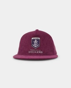 New Era Fremantle Dockers 'AFL 2023 Team Corduroy' Golfer Snapback Purple
