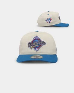 New Era Toronto Blue Jays '1990s World Series Through The Decades' 1992 World Series Golfer Snapback Chrome White