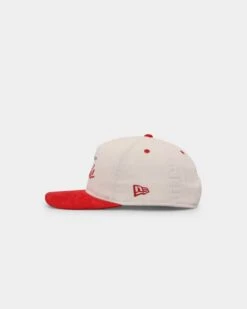 New Era Chicago Bulls 'Chrome Corduroy Throwback Script' Golfer Snapback Chrome White -Mitchell & Ness Shop 197215840184 default 0040