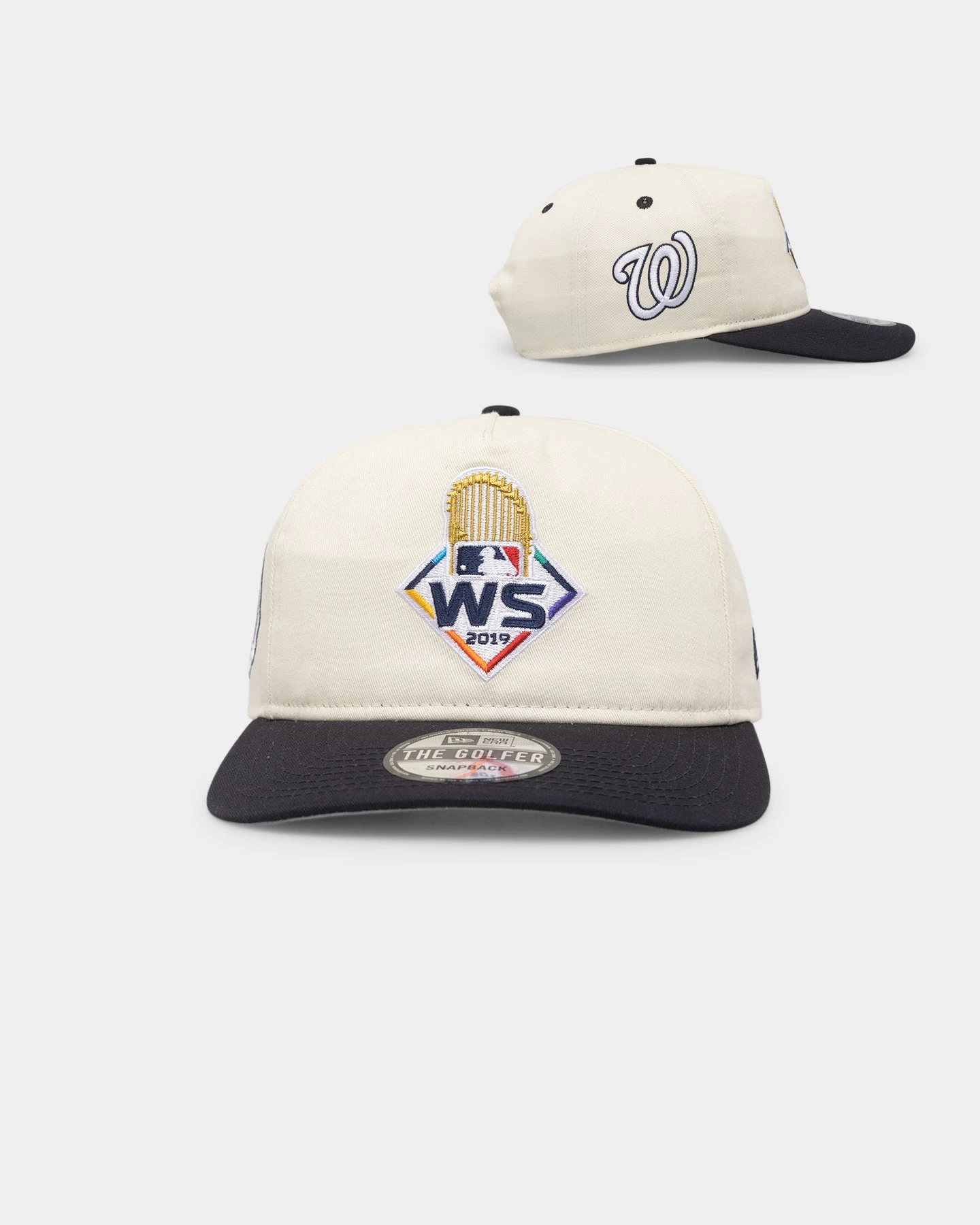 New Era Washington Nationals '2010's World Series Through The Decades' 2019 World Series Golfer Snapback Chrome White New Era Washington Nationals '2010's World Series Through The Decades' 2019 World Series Golfer Snapback Chrome White -Mitchell & Ness Shop 197371110060 default 0010