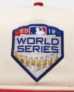 New Era Boston Red Sox '2010's World Series Through The Decades' 2018 World Series Golfer Snapback Chrome White -Mitchell & Ness Shop 197371110152 default 0050