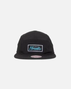 Mitchell & Ness Charlotte Hornets Team Logo Camper Strapback Black