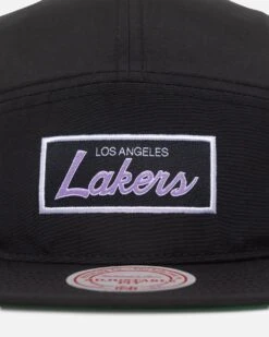 Mitchell & Ness Los Angeles Lakers Team Logo Strapback Black -Mitchell & Ness Shop 197507374298 default 0050