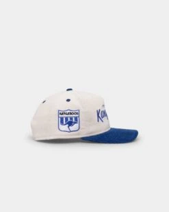 New Era North Melbourne Kangaroos "AFL Cord Script" Golfer Snapback Chrome/OTC -Mitchell & Ness Shop 197707377839 default 0030