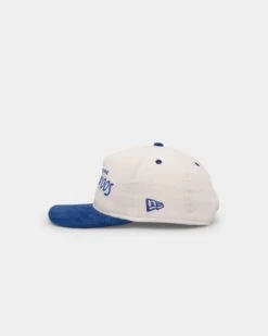 New Era North Melbourne Kangaroos "AFL Cord Script" Golfer Snapback Chrome/OTC -Mitchell & Ness Shop 197707377839 default 0040