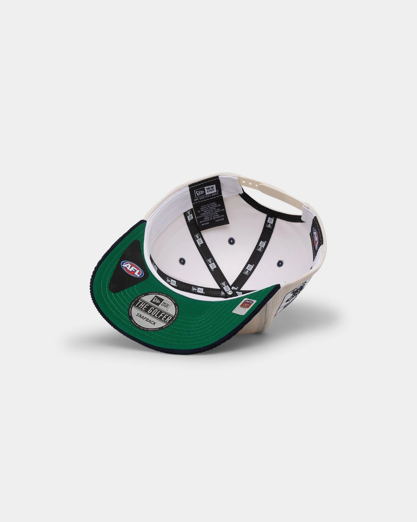 New Era Geelong Cats "AFL Cord Script" Golfer Snapback Chrome/OTC New Era Geelong Cats "AFL Cord Script" Golfer Snapback Chrome/OTC -Mitchell & Ness Shop 197707377884 default 0060