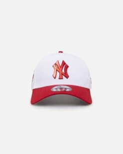 New Era New York Yankees 'Satin Blaze' 9FORTY A-Frame Snapback White/Scarlet