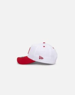 New Era New York Yankees 'Satin Blaze' 9FORTY A-Frame Snapback White/Scarlet -Mitchell & Ness Shop 197707788840 default 0040