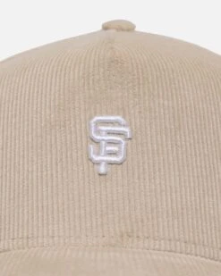New Era San Francisco Giants 'Micro Cord Cream' 9FORTY A-Frame Snapback Cream/White -Mitchell & Ness Shop 197882206566 default 0050