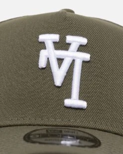 New Era Los Angeles Dodgers 'Upside Down LA Logo' 9FORTY A-Frame Snapback Olive 6 New Era Los Angeles Dodgers 'Upside Down LA Logo' 9FORTY A-Frame Snapback Olive -Mitchell & Ness Shop 197882309663 default 0050