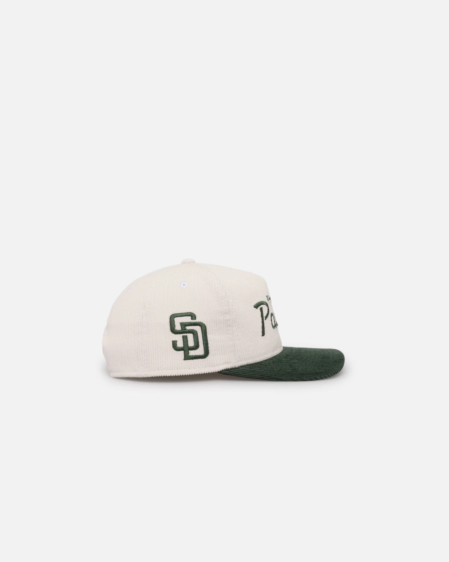 New Era San Diego Padres 'Currency Corduroy' Golfer Pre-Curved Snapback Chrome White New Era San Diego Padres 'Currency Corduroy' Golfer Pre-Curved Snapback Chrome White -Mitchell & Ness Shop 197882457395 default 0030