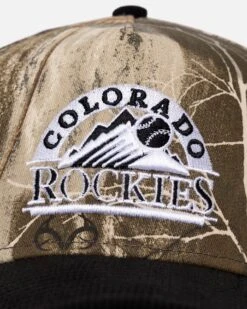 New Era Colorado Rockies 'Stealth Edge' 9FORTY A-Frame Snapback Realtree Edge -Mitchell & Ness Shop 197882716195 default 0050