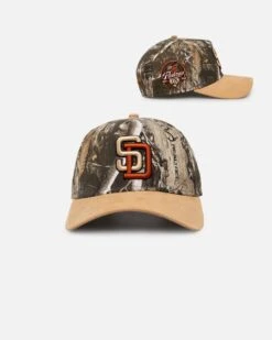 New Era San Diego Padres 'Real Tree Tan Suede' 9FORTY A-Frame Snapback Real Tree