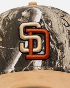 New Era San Diego Padres 'Real Tree Tan Suede' 9FORTY A-Frame Snapback Real Tree -Mitchell & Ness Shop 197882781100 default 0050