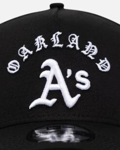 New Era Oakland Athletics 'Gothic Arch' 9FORTY A-Frame Snapback Black/White 6 New Era Oakland Athletics 'Gothic Arch' 9FORTY A-Frame Snapback Black/White -Mitchell & Ness Shop 197882781315 default 0050