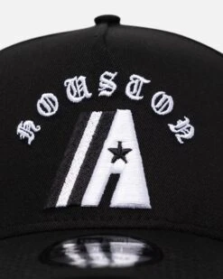 New Era Houston Astros 'Gothic Arch' 9FORTY A-Frame Snapback Black/White -Mitchell & Ness Shop 197882781667 default 0050