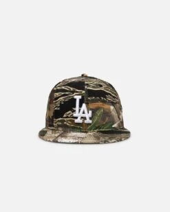 New Era Los Angeles Dodgers 'Patchwork Camo' 59FIFTY Fitted Woodland Camo
