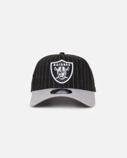 New Era Las Vegas Raiders '2-Tone Pinstripe' 9FORTY A-Frame Snapback Pinstripe